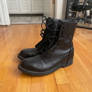 Vintage military style boots